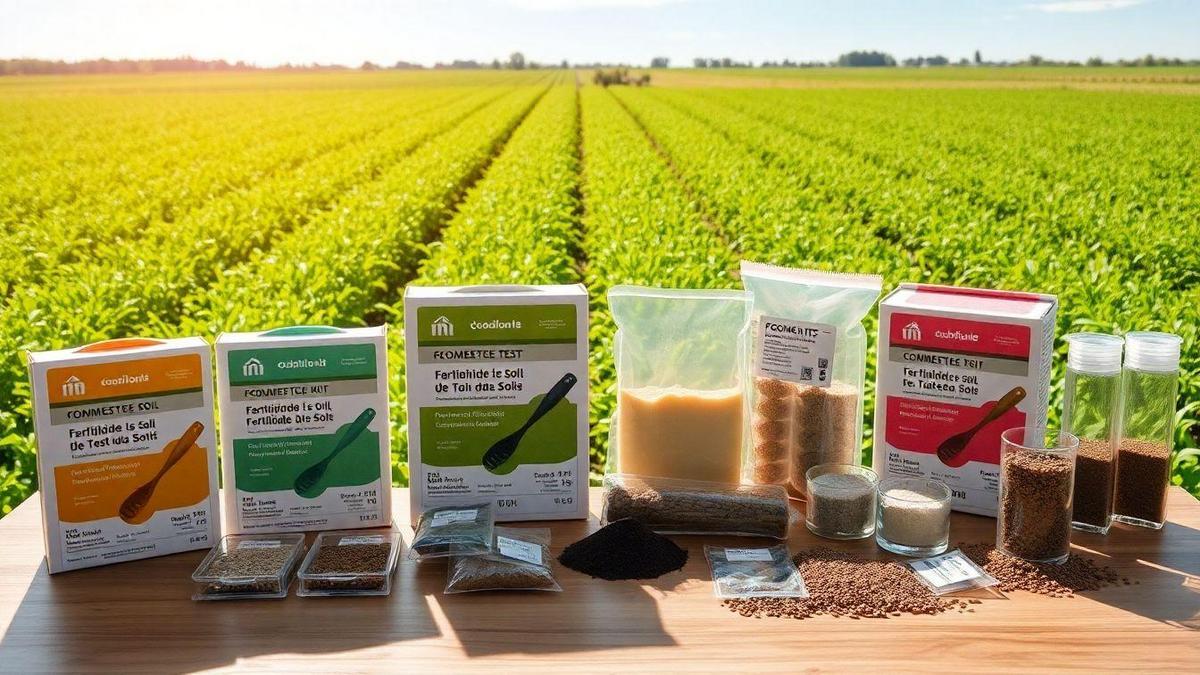 Tipos de Kits de Teste de Fertilidade do Solo