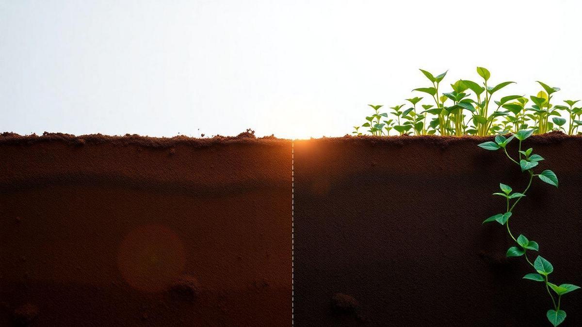 Impacto da condutividade na produtividade e na saúde do solo